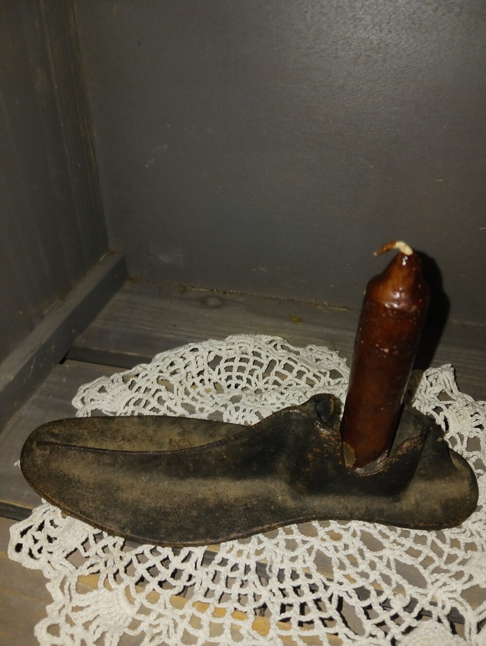 Vintage Cast Iron Cobbler Shoe